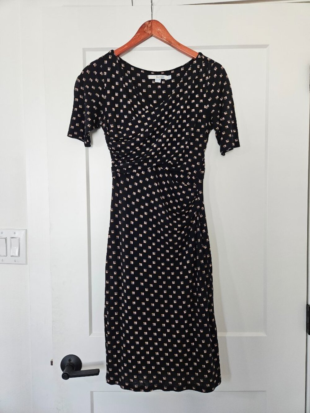 Boden Bodycon Black Dress
